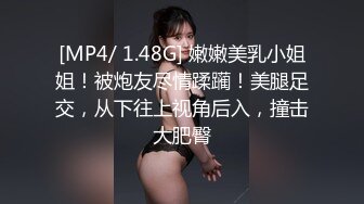 [MP4/ 1.48G] 嫩嫩美乳小姐姐！被炮友尽情蹂躏！美腿足交，从下往上视角后入，撞击大肥臀