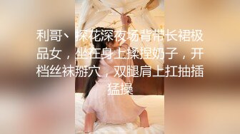 利哥丶探花深夜场背带长裙极品女，坐在身上揉捏奶子，开档丝袜掰穴，双腿肩上扛抽插猛操